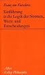 Einf�hrung in die Logik der Normen, Werte und Entscheidungen