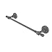 Allied Brass RW-31/36-GYM Retro Wave Collection 36 Inch Towel Bar Matte Gray
