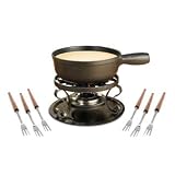Review Swissmar  / Swissmar - Lugano - Cheese Fondue Set - Black - 9pc