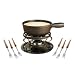 Swissmar - Lugano - Cheese Fondue Set - Black - 9pc