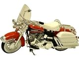 Die-cast Model Harley Davidson FLH 1968 Electra Glide (1:18 scale in Orange)