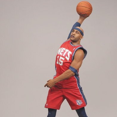 VINCE CARTER / NEW JERSEY NETS * RED JERSEY * McFarlane 6 Inch NBA SERIES 15 Sports Picks Action Figure