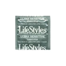 100 Lifestyles Ultra Sensitive Condoms, a Condom that's Extra Thin and Lubricated for a Better Fit