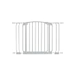 Dreambaby F160W Swing Close Gate with&nbsp;F159W Extensions, White