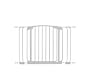 Dreambaby Swing Close Gate with Extension, White