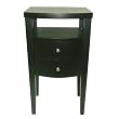 Dark Wood Cabinet - Black