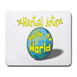Martial Arts Rock My World Mousepad