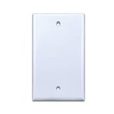 Vanco 820540 Blank Wall Plates Single (Pack of 10)