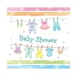 Baby Clothes Baby Shower Beverage Napkins