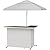 Best of Times Patio Bar and Tailgating Center Standard Package, Solid White