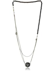 M.Cohen Handmade Designs Rare Coin On Multi Chain and Black Onyx Bead Necklace