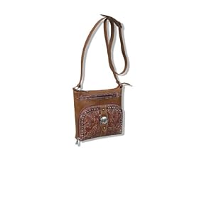Wrangler� Dusty Rose Tooled Leather Western Organizer