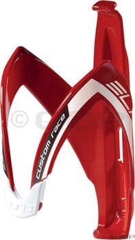 Elite Custom Race Water Bottle Cage: Red/White