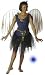 Std Size (6-12) - Blue Foliage Fairy - Garden Fairy fun with a Tattered Halloween Costum Touch