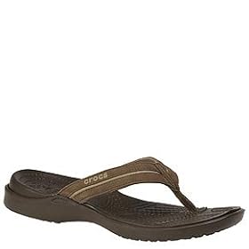 crocs Men's Crete Suede Flip Flop
