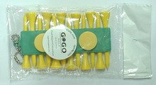 GOGO™ Golf Green Tee Holder w/ Ball Marker and Tee's (Price/ 1 set), Golf Accessories