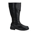 MENS SIZING Black Pirate Boots Costume Footwear