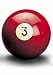 Suchen : Pool-Ball "Favorite" Nr. 3