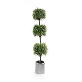 Review i-koncepts Ltd  / 6ft Plastic Boxwood Topiary with Natural Stem - Artificial Plant