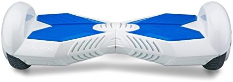 Lintek Smart 2 Wheel Self Balancing Electronic Unicycle Scooter Drifting Board with Bluetooth Speaker and LED Lights,original LG battery cells (white+blue)