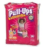 Huggies Pull Ups Training Pants Girl 3T-4T Jumbo With Wetness Liner - 26/pack, 4 Packs