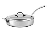 CIA Masters Collection 7-Ply Copper Clad Stainless Steel 4 Quart Saute with Cover