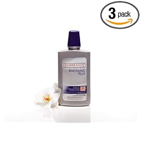 Rembrandt Plus Peroxide Whitening Rinse - 16 fl oz (Pack of 3)