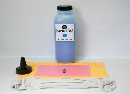 Toner Tap ® Refill Kit for Xerox Phaser 6180 Cyan W/ Chip