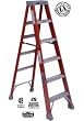 Louisville Advent FS1512 12-ft Extra Heavy Duty Fiberglass Step Ladder 300 lbs capacity