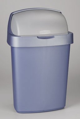 RUBBERMAID 4A14-00BBFR VISOR WASTEBASKET (PACK OF 6)