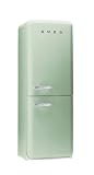 50's Style Retro Fridge Freezer - Right Hand Hinge Pastel Green (FAB32V7_PG)