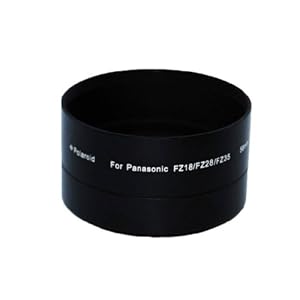 Polaroid 58mm Aluminum Lens And Filter Adapter Tube For Panasonic Dmc-fz18