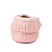 Voberry Baby Girls Soft Soled Tassel Bowknots Crib Shoes Moccasins (12~18 Month, Pink)