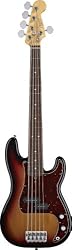 Fender American Standard Precision Bass&reg; V (Five String), 3 Tone Sunburst, Rosewood Fretboard