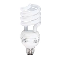 Globe 48526 23-Watt Mini Compact Fluorescent Spiral Bulb (100-Watt Incandescent Equivalent), Soft White, 4-Pack