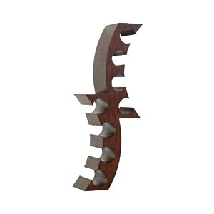 SEI Calabria Wall Mount Wine Rack by