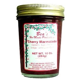 Beas Ho-Made Cherry Marmalade 10oz - 4 Unit Pack