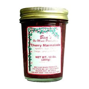 Beas Ho-Made Cherry Marmalade 10oz - 4 Unit Pack by Beas Ho-Made