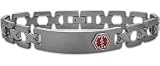 Men's Titanium Medical ID Bracelet