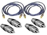 Belkin Hi-Performance Gold Series Audio Component Cable, RCA to RCA, 0.9m