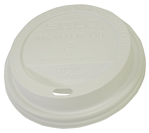 Starbucks SBK1117280 Plastic Hot Cup Lids, 12 oz (Pack of 1000)