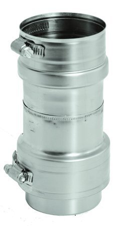 DuraVent FSASMF-4 Stainless Steel AL29-4C FasNSeal Flexible Vent Female Adapter for 4 Inch FasNSeal Vent Pipe From the FasNSeal Series