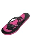 Misfits - S - Black Pink Damen Sandale