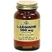 L-Arginine 500 mg Vegetable Capsules By Solgar - 100 Count