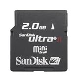 Sandisk Ultra II 2GB miniSD Mini Secure Digital Memory Card (SDSDMU-2048, Bulk)