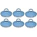 Century Shampoo Scalp Massage Brush #100 * Blue * 6 - Brushes