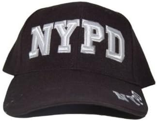 New New York City Police Dept NYPD Adjustable Hat Cap - Black