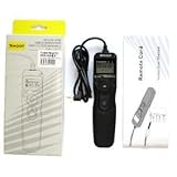 LCD Timer Shutter Release Remote Control Cord RS-60E3 for Canon Cameras Can ....