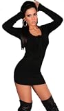 Strickkleid Longpulli langärmelig Einheitsgröße (34-38),