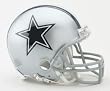 Dallas Cowboys Replica Mini Helmet w/ Z2B Face Mask - Football Sports Merchandise